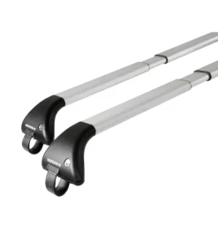 Online Coppia barre portatutto snap-fit alu telescopiche in alluminio - mis. 2 - 100÷136 cm  n15013 Portaggio