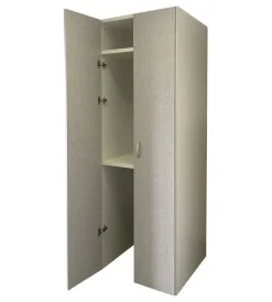 New Coppia di ante per mobile lavatrice e asciugatrice, 203x70x0.2 cm Mobiletti Multiuso