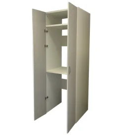 New Coppia di ante per mobile lavatrice e asciugatrice, 203x70x0.2 cm Mobiletti Multiuso