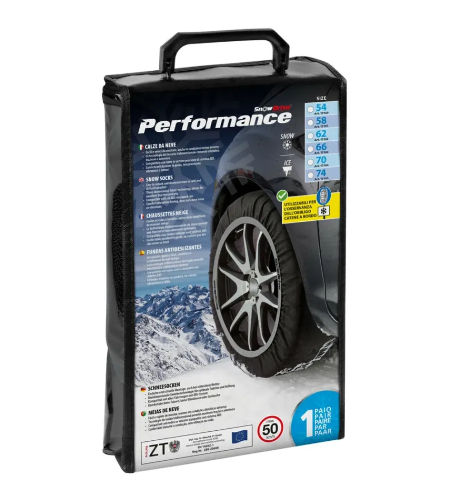 Sale Coppia di calze da neve per auto snowdrive "sd58" - 17141 Catene E Calze Da Neve