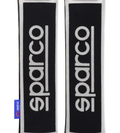 Sparco Auto Interno|Coppia di cuscinetti passacintura universali per auto "opc12120001" neri