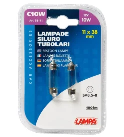 Lampa Elettrico|Coppia de siluro 10wsv8.5 11x38 58111