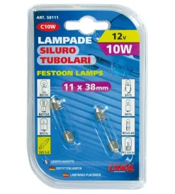 Lampa Elettrico|Coppia de siluro 10wsv8.5 11x38  58111