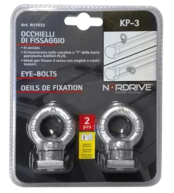 Nordrive Portaggio|Coppia occhielli di fissaggio kp 3 per barre kargo plus  n11033