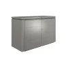 Copribidone o portattrezzi "highboard 200" in acciaio zincato grigio quarzo metallizzato - cod. 70025 Contenitori Da Esterno