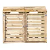 Sale Copribidoni spazzatura "cp 15090" in pino silvestre 150x90x120 cm Contenitori Da Esterno