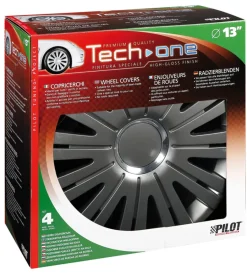 Auto Esterno-Lampa Copricerchi per auto active grafite - ø 13" pilot  31560
