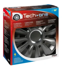 Lampa Auto Esterno|Copricerchi per auto "avalone" pro dark - ø 16" 31533