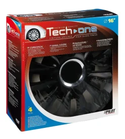 Best Copricerchi per auto "avalone" pro black - ø 16" 31528 Auto Esterno