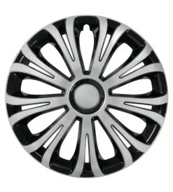 Lampa Auto Esterno|Copricerchi per auto "avera" silver & black - ø 16" pilot  31618
