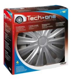 Outlet Copricerchi per auto "multi silver" - ø 16" pilot  31638 Auto Esterno