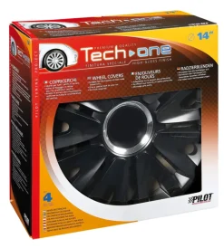 New Copricerchi per auto "royal black" - ø 14" pilot 31551 Auto Esterno