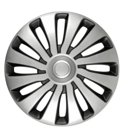 Outlet Copricerchi per auto "sepang" silver & black - ø 13" pilot  31655 Auto Esterno