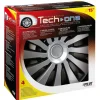 Lampa Auto Esterno|Copricerchi per auto "sepang" silver & black - ø 15" pilot  31657