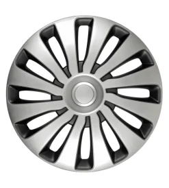 Lampa Auto Esterno|Copricerchi per auto "sepang" silver & black - ø 15" pilot  31657