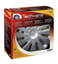 Lampa Auto Esterno|Copricerchi per auto "sepang" silver - ø 14" pilot  31651
