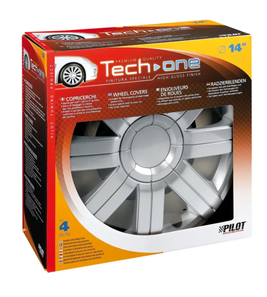 Auto Esterno-Lampa Copricerchi per auto "sportive" - ø 14" pilot 31496