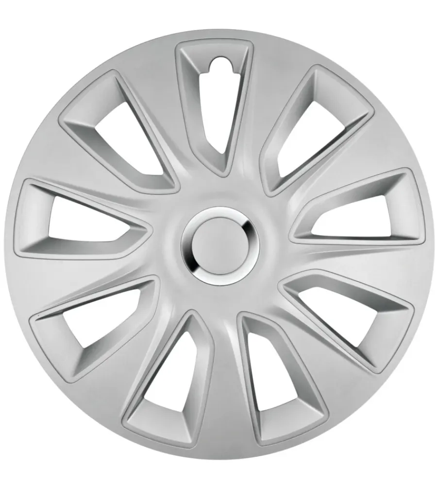 Auto Esterno-Lampa Copricerchi per auto "stratos rc silver" - ø 13" pilot 31595