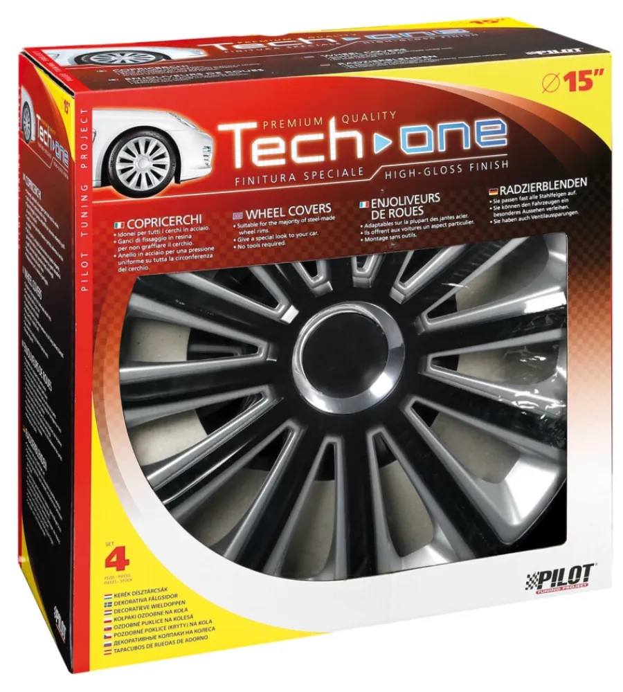 Auto Esterno-Lampa Copricerchi per auto trend dc rc - ø 15" pilot 31592