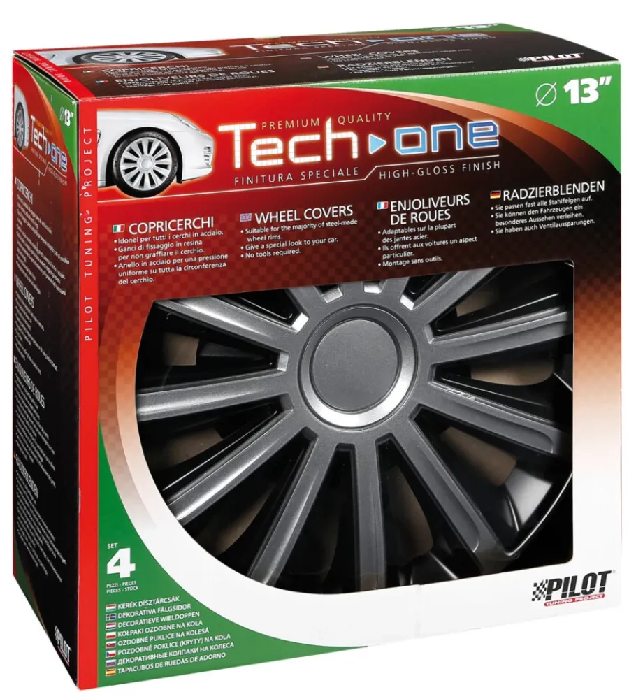 Auto Esterno-Lampa Copricerchi per auto trend bicolour - ø 13" pilot 31570