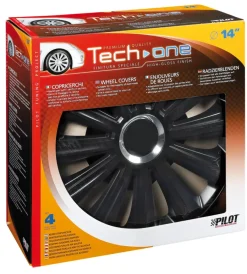 Auto Esterno-Lampa Copricerchi per auto trend black - ø 14" pilot  31581