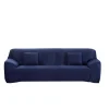 Tessile D'Arredo-BellaHome Copridivano 4 posti elasticizzato blu, 235-300 cm