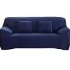 BellaHome Tessile D'Arredo|Copridivano 2 posti elasticizzato blu, 145-185 cm