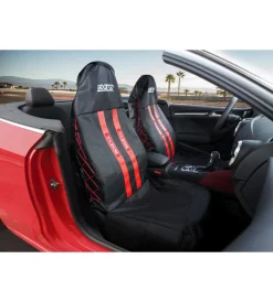 Auto Interno-Sparco Coprisedile universale per auto rosso