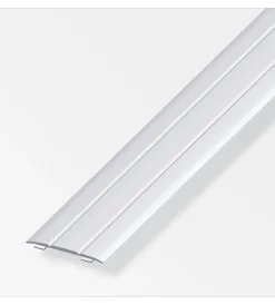 Alfer aluminium Ferramenta Per Mobili E Infissi|Coprisoglia  37 x  2,5 alluminio argento  autoadesivo 1 metro.