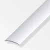 Alfer aluminium Ferramenta Per Mobili E Infissi|Coprisoglia 40x5 alluminio argento autoadesivo - 1 metro.