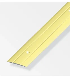 Best Coprisoglia 37x2.5 alluminio ottonato forato - 1 metro. Ferramenta Per Mobili E Infissi