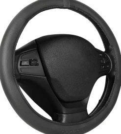 Auto Interno-Sparco Coprivolante auto nero in pvc