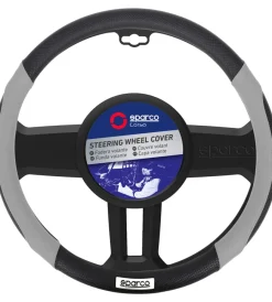New Coprivolante auto universale grigio/nero con dettagli traforati - spc1113 Auto Interno