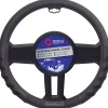 Sparco Auto Interno|Coprivolante per auto nero in eva, 36-38 cm
