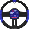 Hot Coprivolante universale per auto "sport line" in poliestere blu e nero Auto Interno