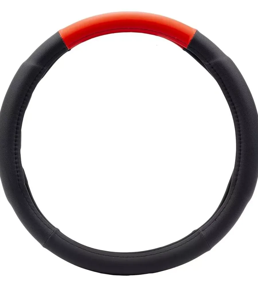Sparco Auto Interno|Coprivolante universale per auto nero e rosso