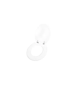 Hot Copriwater sedile wc, modello bern in legno laccato, bianco Ceramiche E Accessori