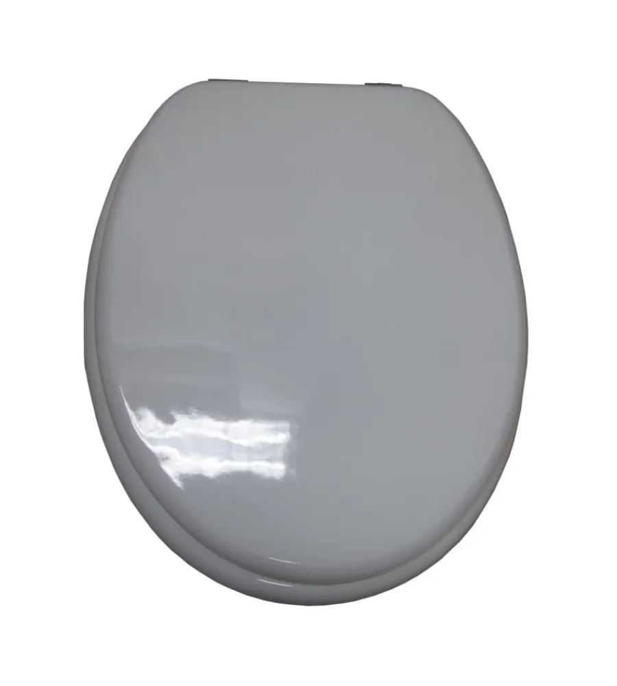 Outlet Copriwater universale "luxury" in mdf bianco 36,5x42 cm Ceramiche E Accessori