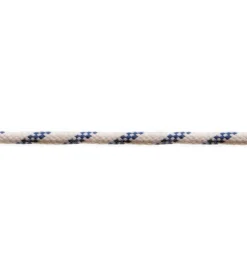 New Corda in poliestere  ø 6 mm. bianco/blu 120 mt. Sistemi Di Fissaggio