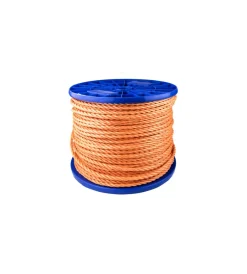 Sistemi Di Fissaggio|Corda in polipropilene ø 6 mm. arancione 120 mt.