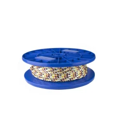 Sistemi Di Fissaggio|Corda in polipropilene ø 6 mm. nero-rosso-giallo 60 mt.