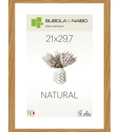 Clearance Cornice in legno colore rovere "tulipa" - 21 x 29,7 cm Decorazione Pareti