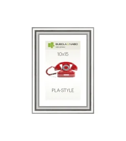 Sale Cornice in plastica colore argento "pla-style" - 10 x 15 cm Decorazione Pareti