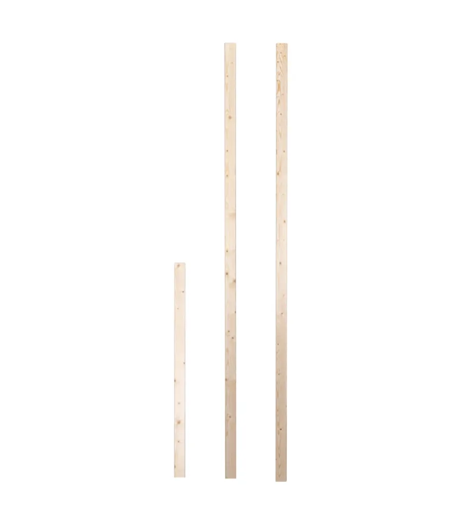 Porte, Scale E Pavimenti- Cornice porta universale in pino, h210 cm