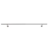 Clearance Corrimano tondo in acciaio inox aisi 304 satinato da 2 metri - kit completo con ancoraggio Porte, Scale E Pavimenti