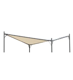 Coperture Per Esterno E Accessori-EuroGarden Cover di ricambio per gazebo da esterno "miami" in poliestere ecrù 3x3 m