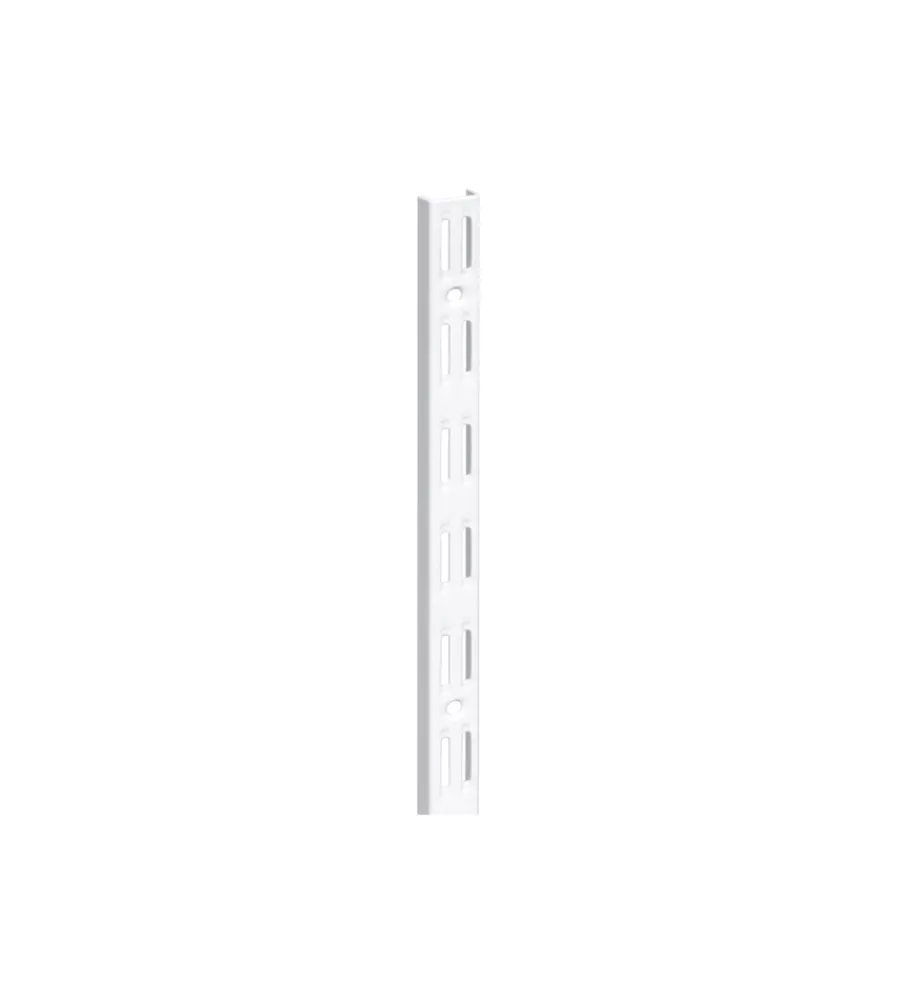 Officina E Garage- Cremagliera doppia - 50 cm. - bianco