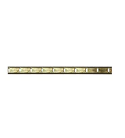 Discount Cremagliera in metallo l. 12,5 mm. - nichelato - 1 pz. Ferramenta Per Mobili E Infissi