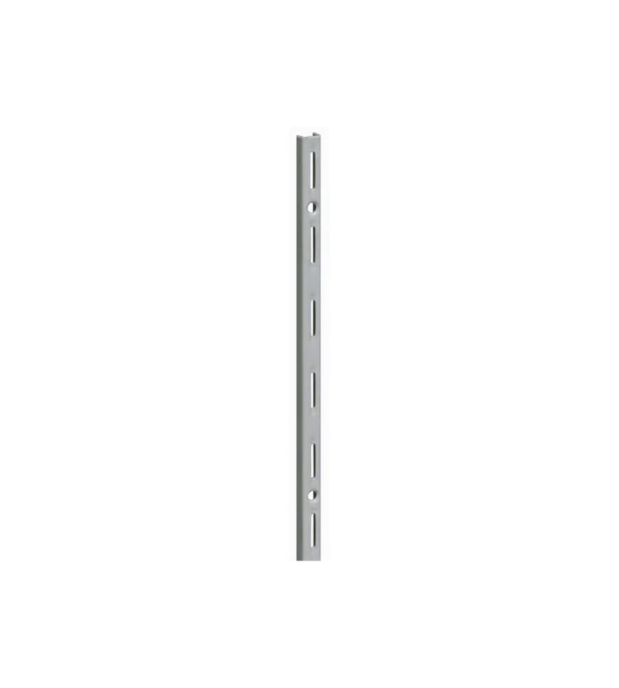 Officina E Garage- Cremagliera singola - 100 cm. - alluminio bianco
