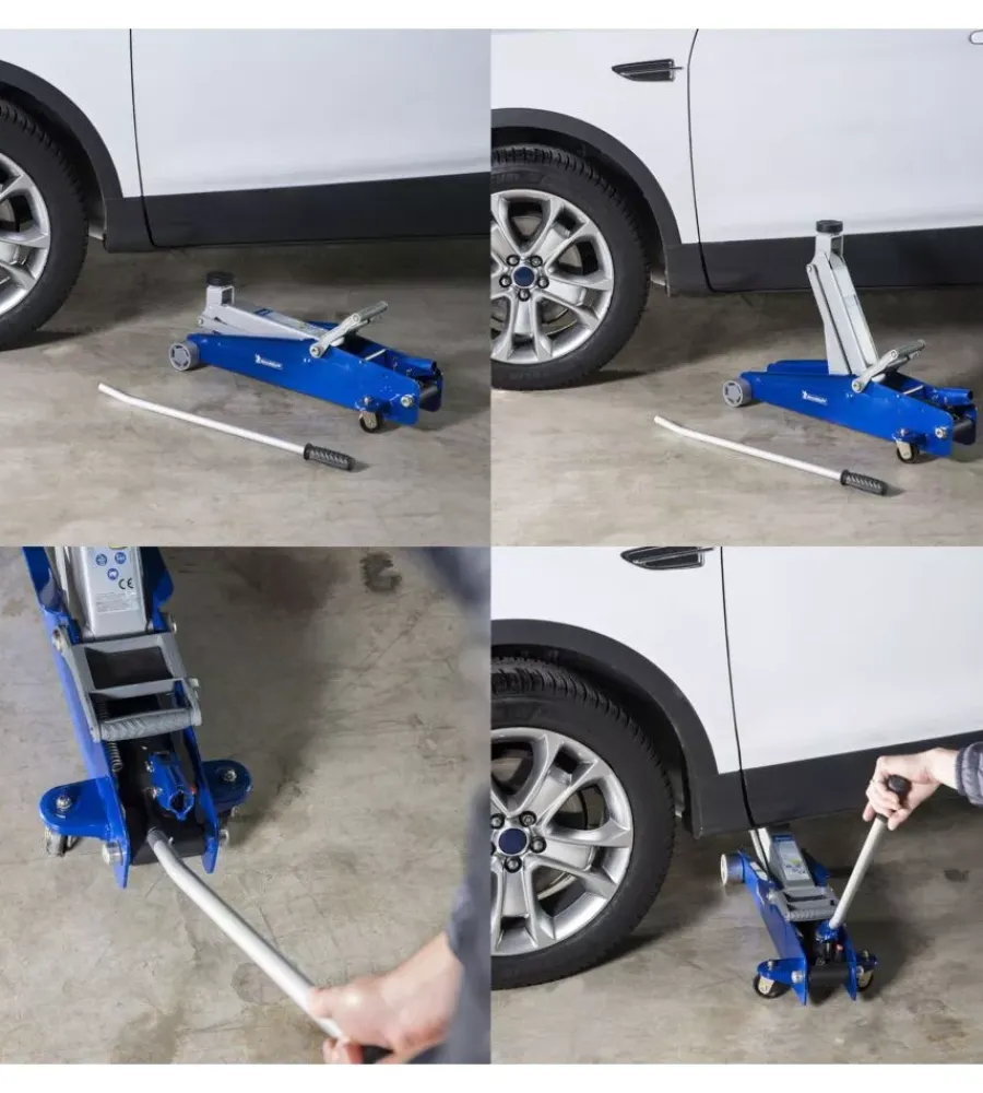 Garage E Manutenzione-Michelin Cric idraulico a carrello 2,25 t per suv camper e furgoni -